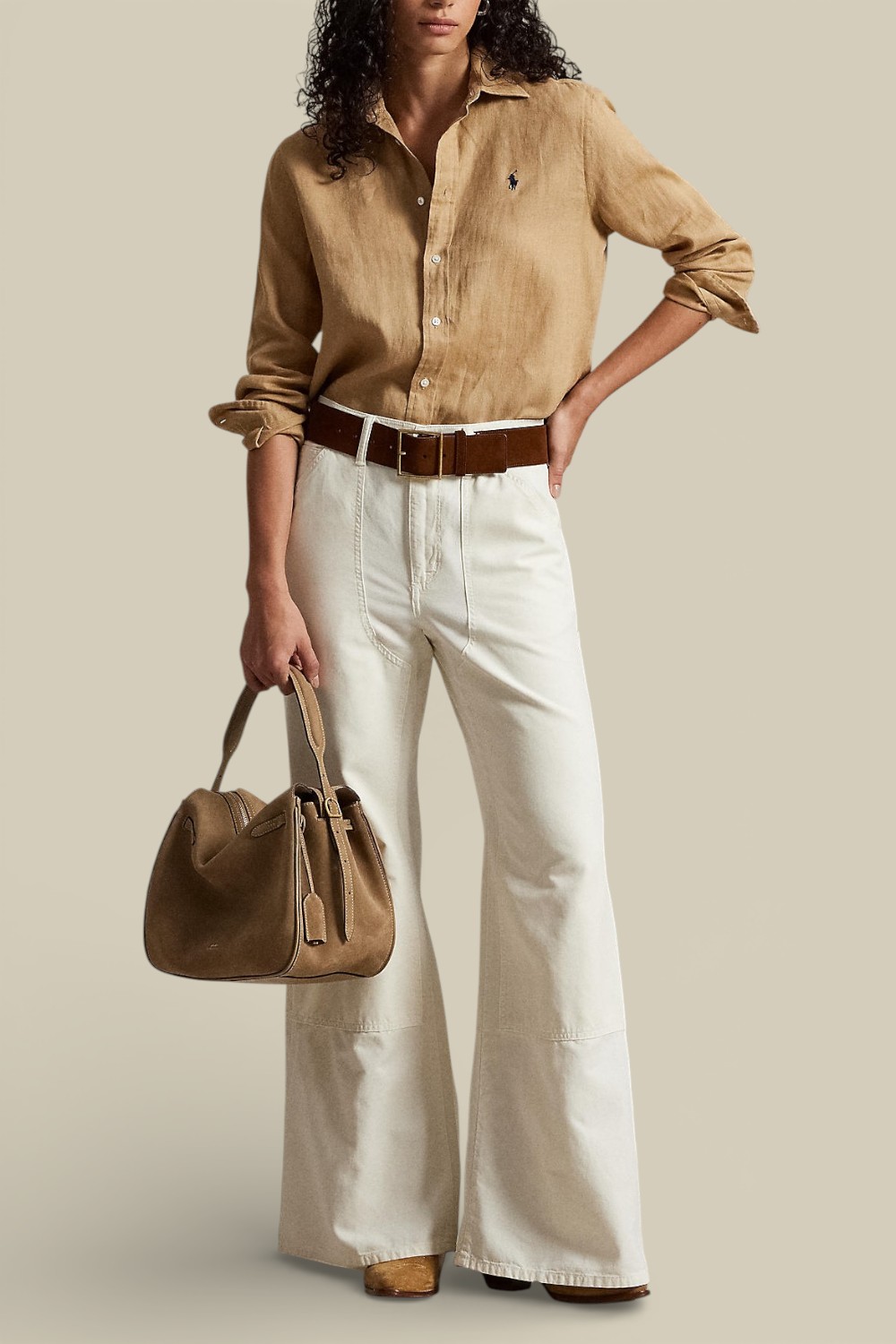 תמונת כל הלוק של מכנסיים